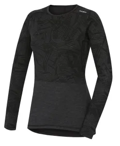 Husky Merino Thermal Underwear Dámské tričko s dlouhým rukávem Black - XL