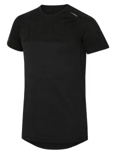Husky Merino termoprádlo Pánské tričko s krátkým rukávem černá - XXL