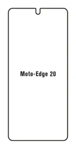Hydrogel - matná ochranná fólie - Motorola Edge 20
