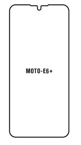 Hydrogel - matná ochranná fólie - Motorola Moto E6 Plus