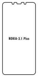 Hydrogel - matná ochranná fólie - Nokia 3.1 Plus