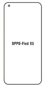 Hydrogel - matná ochranná fólie - OPPO Find X5