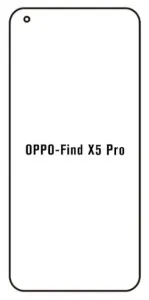Hydrogel - matná ochranná fólie - OPPO Find X5 Pro