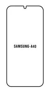 Hydrogel - matná ochranná fólie - Samsung Galaxy A40