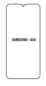 Hydrogel - matná ochranná fólie - Samsung Galaxy A50