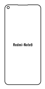 Hydrogel - matná ochranná fólie - Xiaomi Redmi Note 9  (global)