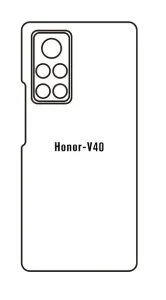 Hydrogel - matná zadní ochranná fólie - Huawei Honor V40 5G