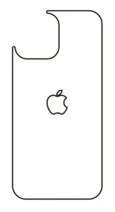 Hydrogel - matná zadní ochranná fólie - iPhone 13 Pro - typ výřezu 4 #3257496