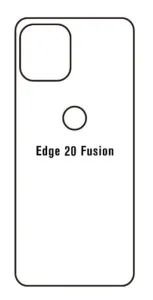 Hydrogel - matná zadní ochranná fólie - Motorola Edge 20 Fusion