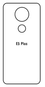 Hydrogel - matná zadní ochranná fólie - Motorola Moto E5 Plus