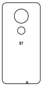 Hydrogel - matná zadní ochranná fólie - Motorola Moto G7