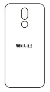 Hydrogel - matná zadní ochranná fólie - Nokia 3.2