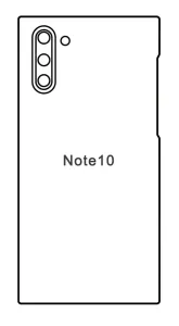 Hydrogel - matná zadní ochranná fólie - Samsung Galaxy Note 10