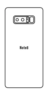 Hydrogel - matná zadní ochranná fólie - Samsung Galaxy Note 8