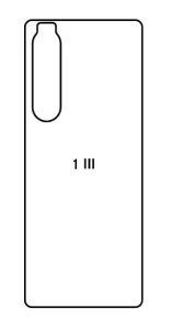 Hydrogel - matná zadní ochranná fólie - Sony Xperia 1 III