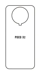 Hydrogel - matná zadní ochranná fólie - Xiaomi Poco X2