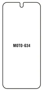 Hydrogel - ochranná fólie - Motorola Moto G34 (case friendly)