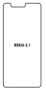 Hydrogel - ochranná fólie - Nokia 5.1 (case friendly)