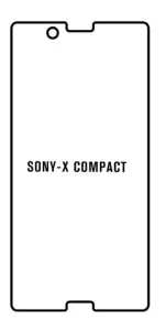 Hydrogel - ochranná fólie - Sony Xperia X Compact (case friendly)