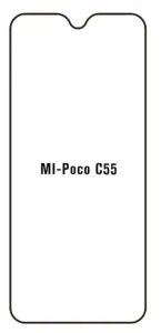 Hydrogel - ochranná fólie - Xiaomi Poco C55 (case friendly)