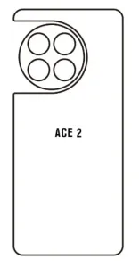 Hydrogel - matná zadní ochranná fólie - OnePlus Ace 2
