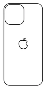 Hydrogel - zadní ochranná fólie - iPhone 13 Pro, typ výřezu 4 #3257297