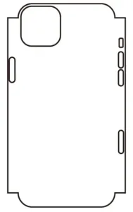Hydrogel - zadní ochranná fólie - iPhone 14 Plus, typ výřezu 5