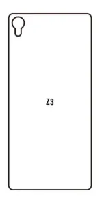 Hydrogel - zadní ochranná fólie - Sony Xperia Z3