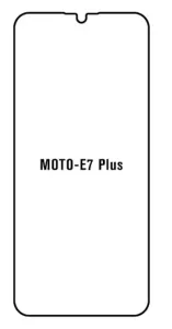 UV Hydrogel s UV lampou - ochranná fólie - Motorola Moto E7 Plus