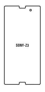 UV Hydrogel s UV lampou - ochranná fólie - Sony Xperia Z3