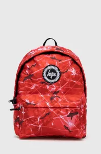 Dětský batoh Hype červená barva, velký, vzorovaný
