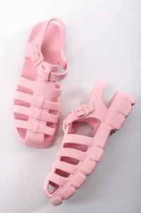 Světle růžové pryžové sandály Lorin #5980343