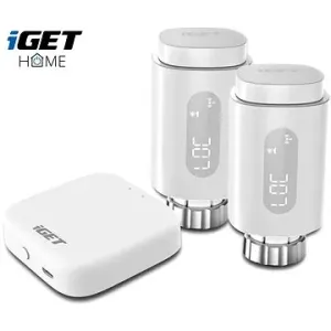 iGET HOME TS10 Starter kit (2x TS10 Thermostat Radiator Valve + 1x GW1 Gateway)