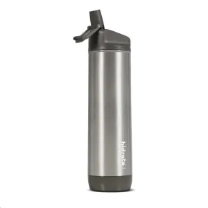HidrateSpark Steel – chytrá lahev s brčkem, 620 ml, stainless