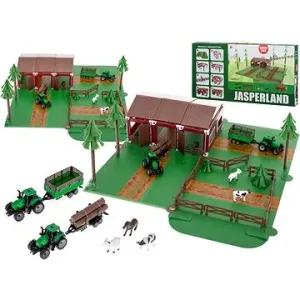 Farmářská ohrádka se zvířaty traktor Jasperland