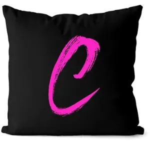 Impar písmeno C, barva iniciály růžová