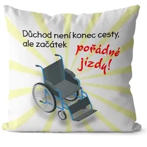 Impar polštář Důchod není konec cesty