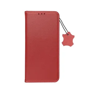 Kožený kryt  SMART Pro  Xiaomi Redmi Note 13 4G bordový