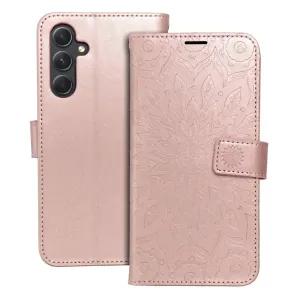 Pouzdro Flip Mezzo Book Samsung A546 Galaxy A54 vzor mandala růžovo zlaté