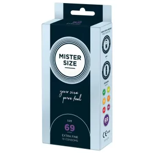 Mister Size tenký kondóm - 69mm (10ks) #2788829