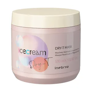 Inebrya Vyživující maska na suché, krepovité a chemicky upravené vlasy Ice Cream Dry-T (Nourishing Mask) 500 ml