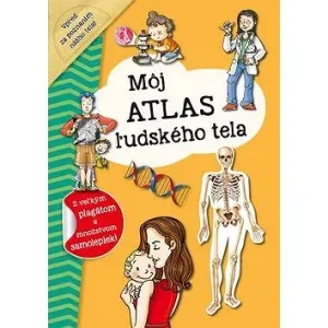 Môj atlas ľudského tela: S velkým plagátom a množstvom samolepiek!