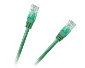 Inne Patchcord UTP 8c kabel zástrčka-zásuvka 0,5m CCA zelený cat.6e