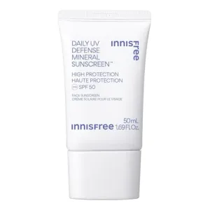 INNISFREE - Daily UV Defense Mineral Sunscreen - Minerální opalovací krém na obličej s SPF50