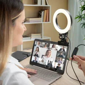 InnovaGoods Selfie kruhové světlo s klipem Lumahoop