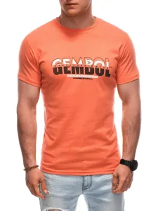 Inny Oranžové tričko s potiskem Gembol S1921