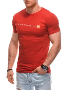 Inny Originální červené tričko s nápisem S1920 #6081970