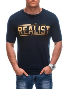 Inny Tmavě modré tričko s nápisem Realist S1928