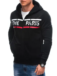 Inny Trendy černá mikina s kapucí PARIS B1625 #5485006