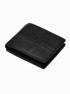 Inny Černá kožená peněženka A793